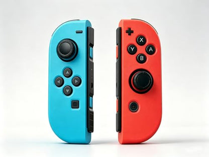 Switch 2/Switch dedicated central accessories, including silicone joystick protectors, invisible elastic protective covers, a 360-degree rotatable game cartridge stand, and two controller protectors, designed to be shockproof and non-slip.
