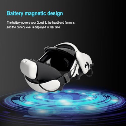 10000mAh Battery for BOBO VR S3 Pro and E3 Pro Replacement for B100 Hot-Swap Battery Accessories,Magnetic Connectors