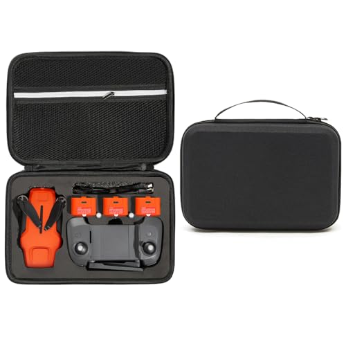 Carrying Case for FIMI Mini 3, Travel Storage Bag EVA Hard Shell Protective Cover Case Portable Handbag Organizer for FIMI Mini 3 Drone, Remote Controller Accessories (Black+Black) - color: Black+Black