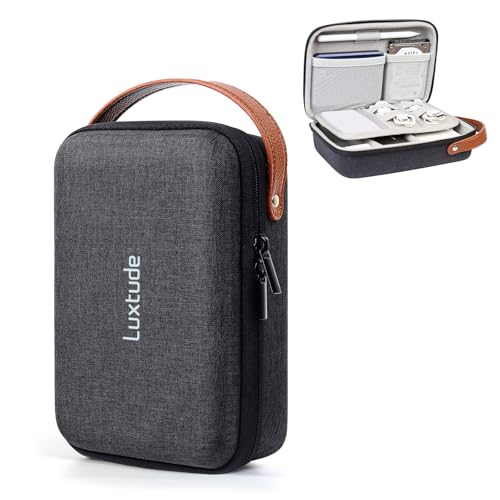 Luxtude Tech Organizer Travel Case, Portable Electronics Organizer - color: Black, size: Small