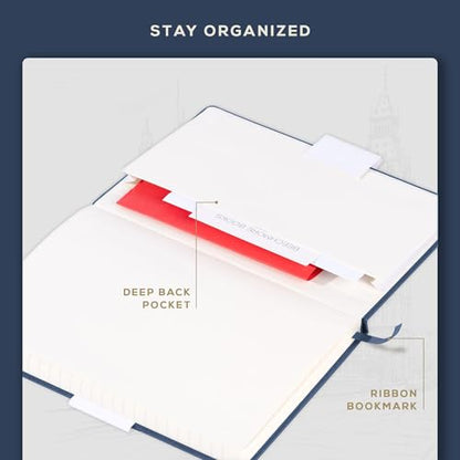 Beechmore Books A5 5.8x8.3 Mixed Media Sketchbook 300 GSM/140LBS - color: Symphony Blue, size: A5 - 5" x 8" Medium