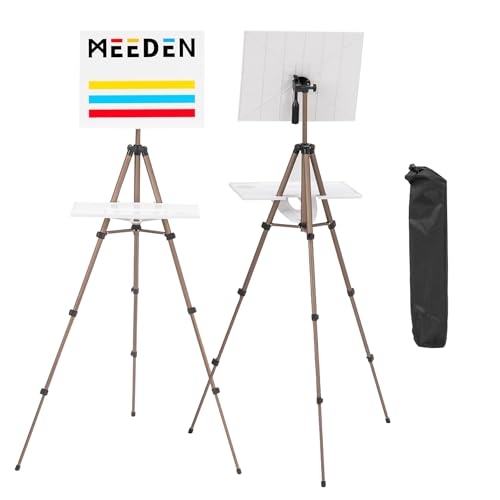 MEEDEN Plein Air Easel for Painting: Adjustable Travel Watercolor Tripod
