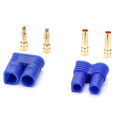 10 Pairs EC2 Connector Male Female RC 2MM Lipo Battery Connector Gold Bullet Plug