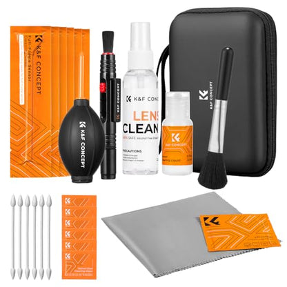 K&F CONCEPT 25 in 1 Camera Cleaning Kit, Full Frame Lens and Sensor Cleaner - size: 24mm