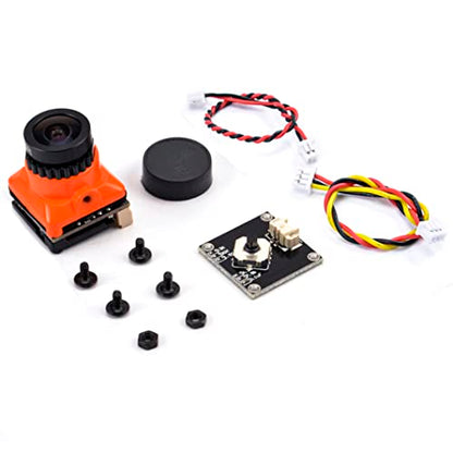 Readytosky 1500TVL FPV Camera 2.1mm Lens 1/3" CMOS Camera 5V-30V PAL/NTSC - color: Orange