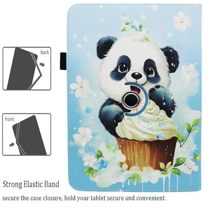 Universal 10 10.1 11 Inch Android 16 15 Tablet Case Cover - color: 03 Ice Cream Panda