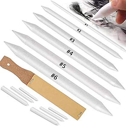 N NOROCME 12 PCS Blending Stumps and Tortillions Paper Art Blenders - size: 13 count