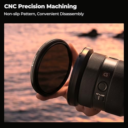 K&F CONCEPT 62mm Variable ND Lens Filter ND2-ND400 (1-9 Stops) Ultra Slim - size: 62mm