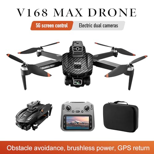 Adult GPS Drone with 1080P Camera & 4.5" Screen Controller FPV Quadcopter