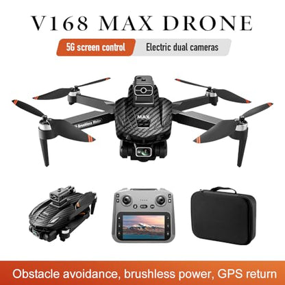 Adult GPS Drone with 1080P Camera & 4.5" Screen Controller FPV Quadcopter
