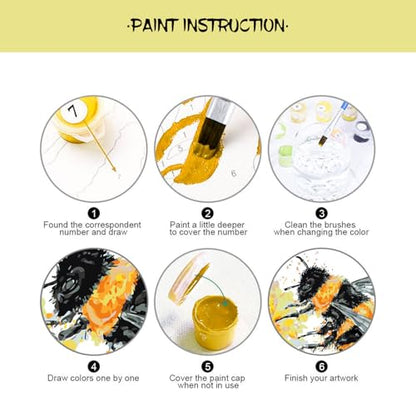 Landscape Scenery Paint by Numbers Kit for Adults Beginner 16X16 inch - color: PB206-1