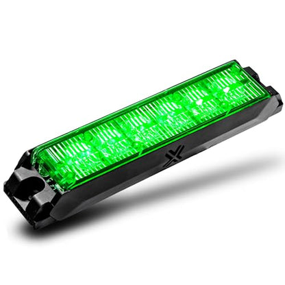 LAMPHUS NanoFlare 6W Green LED Police Grill Strobe Warning Light for Trucks - color: Green, size: 6W - 1 Pack