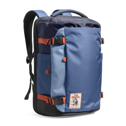 tomtoc Travel Backpack 40L, TSA Carry On Bag Flight Approved, PFAS Free - color: Coastal Blue-ripstop, size: 40L