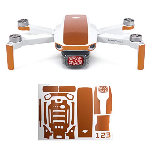 Wrapgrade Skin Compatible with DJI Mavic Mini & 2 SE & 4K | Accent Color (Butterfly Copper) - color: Butterfly Copper