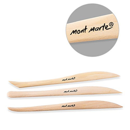 Mont Marte Polymer Clay Tools Pottery Tools Clay Sculpting Tools for Sculpting 10 pces, 3 Pack