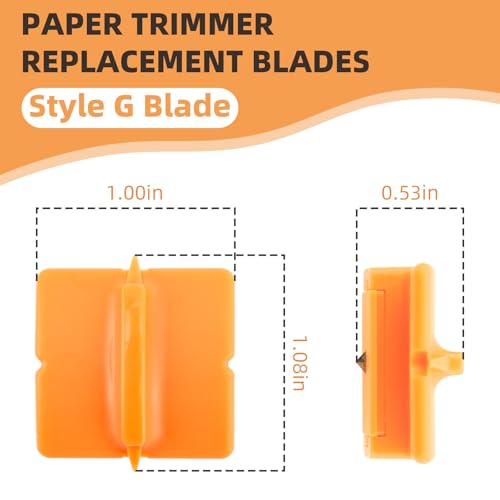 4-Pack Paper Trimmer Blades 195960-1001 for Fiskars Personal Trimmer