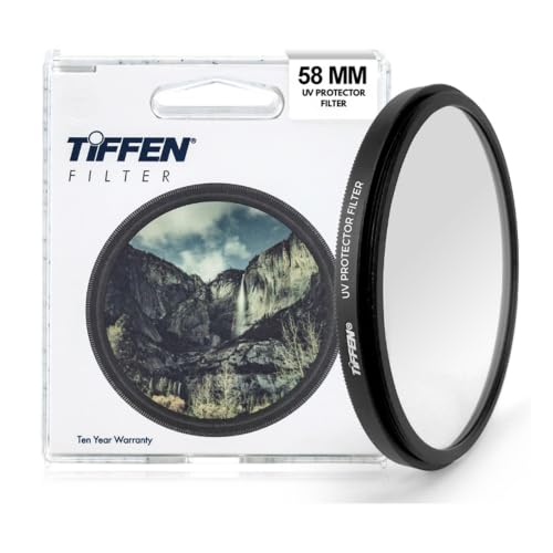 Tiffen 58mm UV Protector Filter 58mm Lens Filter Impact & Scratch Resistant - size: 58mm