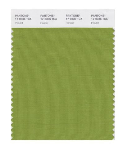 PANTONE SMART 17-0336X Color Swatch Card, Peridot - color: Peridot