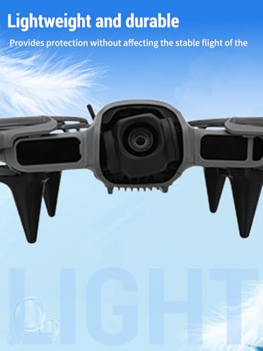 4-Pack Drone Landing Gear for DJI Neo 2, Lightweight Extension Legs Anti-Scratch Protector Bracket, Shockproof Plastic for DJI Neo Drone Accessories (Black)