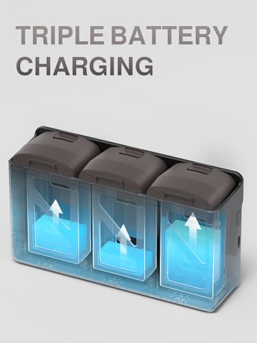 UranHub G30 Drone 3-in-1 Charging Dock, Compatible with UranHub G30 Drones, Black Brown