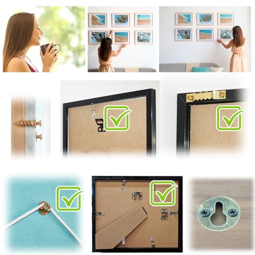Bear Claw Screws for Wall Hanging, Double Headed Picture Hanger Screws - color: Silver