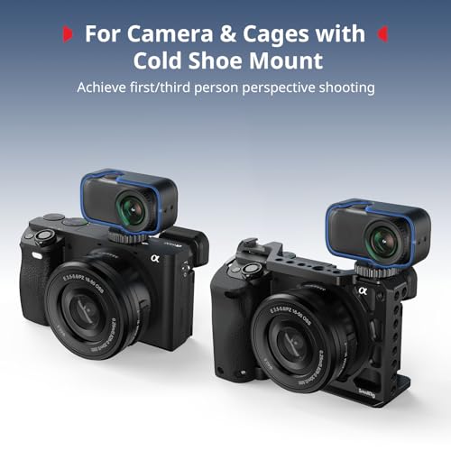 SMALLRIG Case for DJI Osmo Nano with Cold Shoe Mount, Horizontal-to-Vertical Shooting, for DJI Osmo Nano Sports Camera Accessories, Connect to Camera and Case with Cold Shoe - style: Nano Cold Shoe Case - 5758