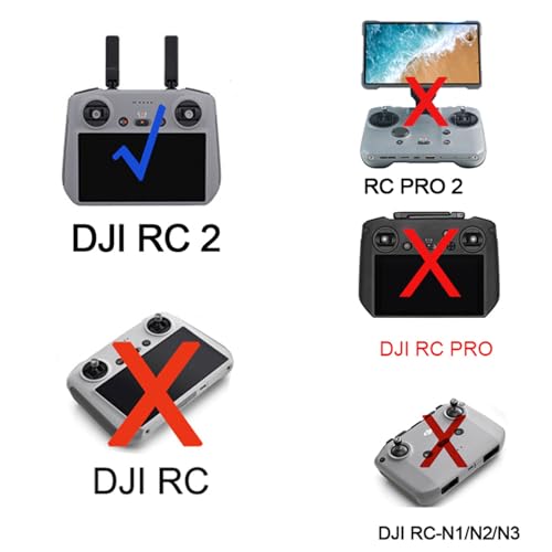 Scratch-Proof Silicone Case & PU Lanyard for DJI RC 2 Remote Controller