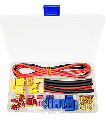 T-Plug XT60 EC3 Male and Female Adapter Connectors for RC ESC Battery