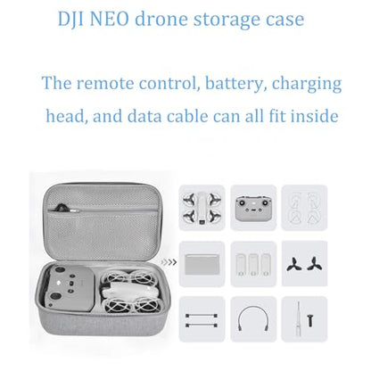 durable hard dji neo case, shockproof dji neo drone case for DJI drone combo, RC-N3 remote controller, batteries and other accessories