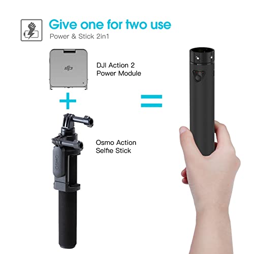 Smatree Charger Stick for DJI Pocket 4P/4/3, for Osmo Action 5 Pro Camera - size: For Pocket 3