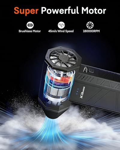 Compressed Air Duster, 180000RPM Electric Turbo Fan