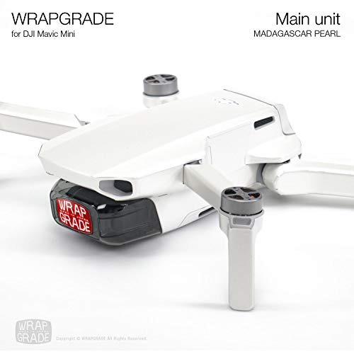 Wrapgrade Skin Compatible with DJI Mavic Mini & Mini 2 SE & Mini 4K (Madagascar Pearl) - color: MADAGASCAR PEARL