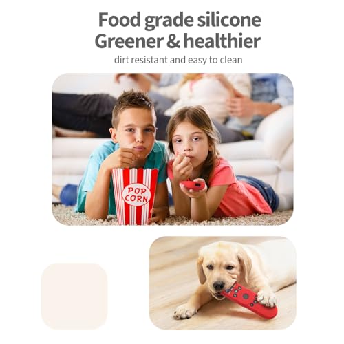 Cover for Vizio Smart TV Remote XRT270 2023, Silicone Protector Case Replacement for Vizio Remote Control XRT270, Shockproof (Red) - color: Red