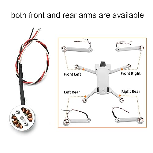 Arm Motor Replacement Repair Parts for Dji Mavic Mini 3 Pro Mini 4 Pro Drone Accessories.(Universal)