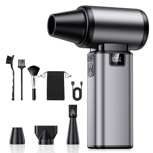 130000RPM Compressed Air Duster,Rechargerble with Brushless Motor