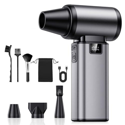 130000RPM Compressed Air Duster,Rechargerble with Brushless Motor