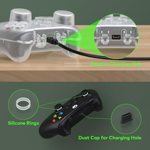 Tiiletzote Protective Travel Case for Xbox Series X/S Controller, 1:1 Fit - color: White