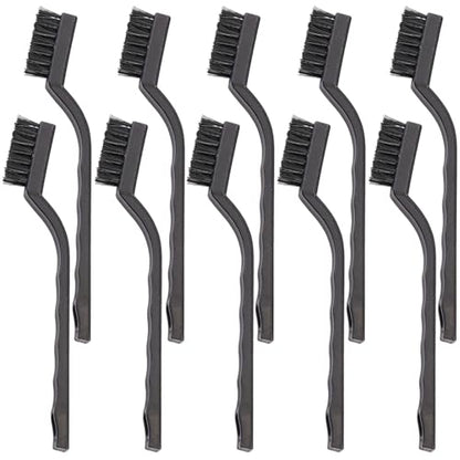 10PCS Anti Static ESD Cleaning Brush Kit, Keyboard PCB Motherboards Circuit Boards Electronic Devices Tool Set, Black