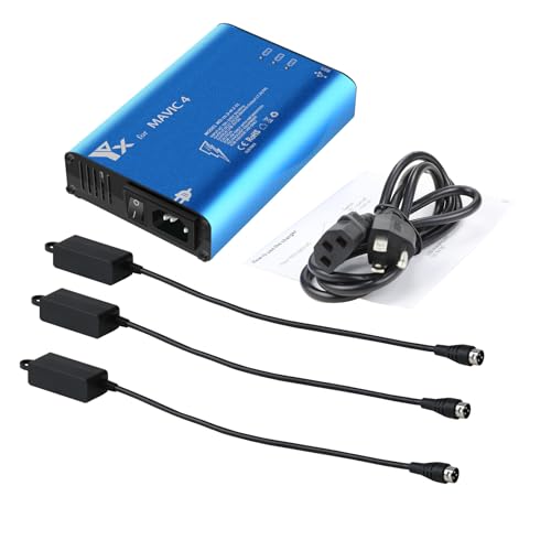 Hanatora Parallel Fast Charger for DJI Mavic 4 Pro Battery,Rapid Quick Multi Charging Hub Drone Accessories