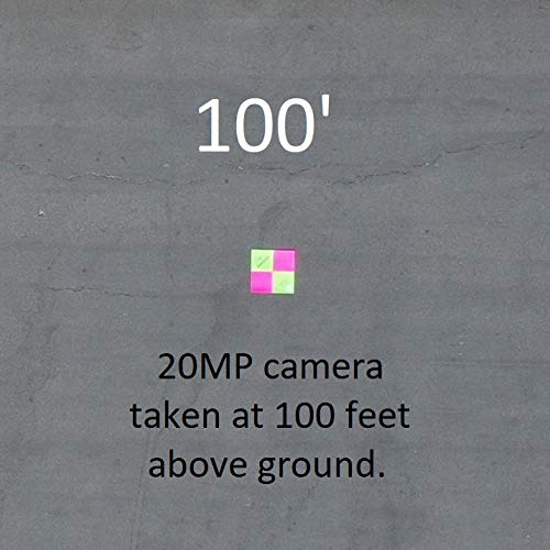 UAV Ground Control Points (GCPs)/Disposable Aerial Targets for Aerial Mapping & Drone Surveying (Pink & Green) (100 Pack)