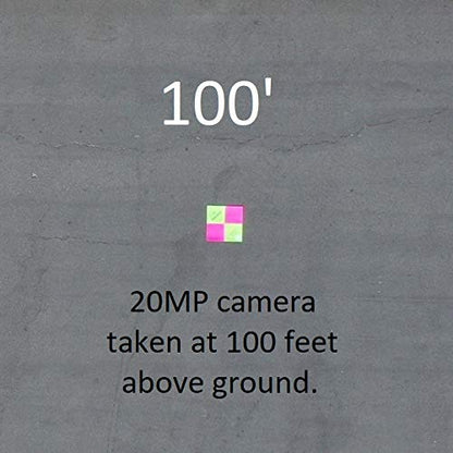 UAV Ground Control Points (GCPs)/Disposable Aerial Targets for Aerial Mapping & Drone Surveying (Pink & Green) (100 Pack)