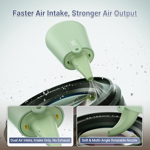 JJC Pocket-Sized Silicone Camera Dust Blower Small Lens Air Blower - Blue - color: Blue, size: Small
