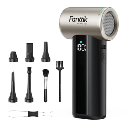 Fanttik B11 Pro Max Electric Air Duster with Powerbank Function (Champagne) - color: Champagne Gold