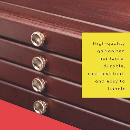 MEEDEN Art Supply Storage Box: 4 Drawers Pencil Organizer Craft Storage - size: 4 Layer Drawers
