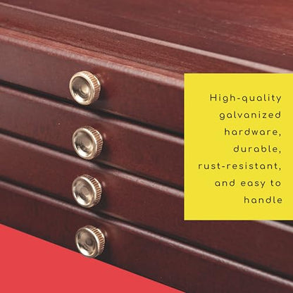 MEEDEN Art Supply Storage Box: 4 Drawers Pencil Organizer Craft Storage - size: 4 Layer Drawers