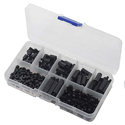 ShareGoo M3 Nylon Standoffs Hex Spacers Screws Bolts Screws Nuts Assorted kit for RC FPV Drone Quadcopter Frame Audunio PCB Board