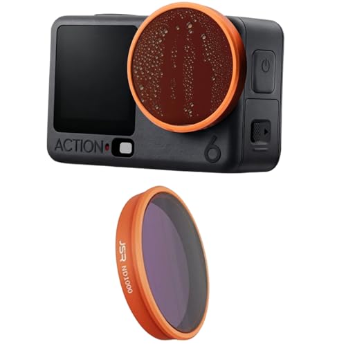 Coyktonty Osmo Action 6 Filter,Lens Filter Set for DJI Osmo Action 6 Camera,Waterproof, Oil-Resistant, Easy to Install (ND1000) - color: ND1000