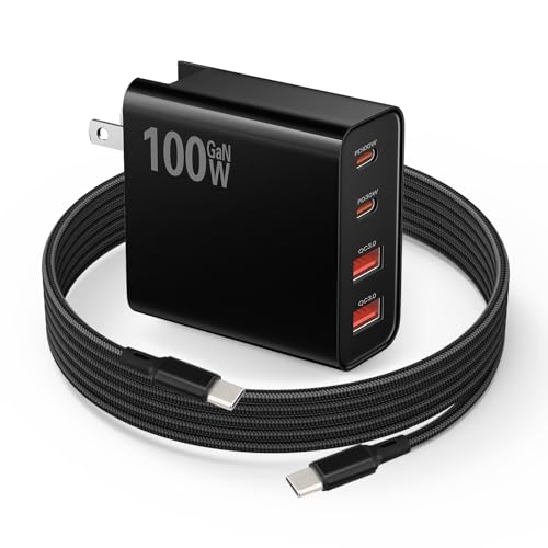 PD 100W USB C Fast Charger for DJI Mini 4K, 2 SE, Air 2S, Neo Drones, Black - color: Black, size: 100w / 6.6ft