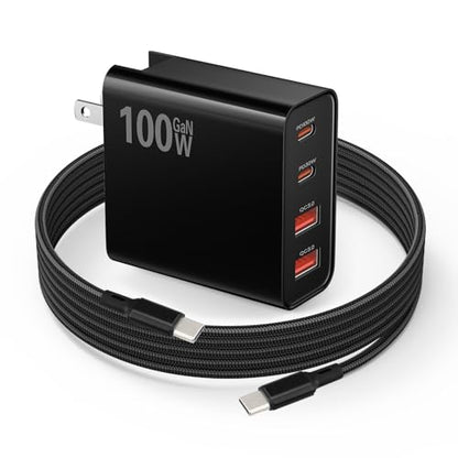 PD 100W USB C Fast Charger for DJI Mini 4K, 2 SE, Air 2S, Neo Drones, Black - color: Black, size: 100w / 6.6ft