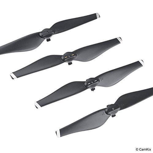 CamKix Propellers Replacement for DJI Mavic Air - 4 or 8 Blades (Black) - color: 4 Blades - 1 Set (Black)